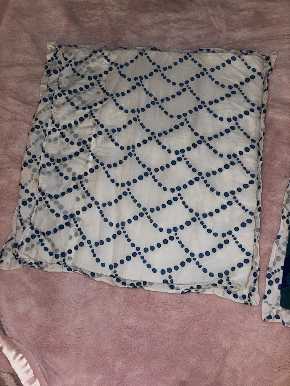 Anthropologie Tahla quilted euro shams- set of 2
